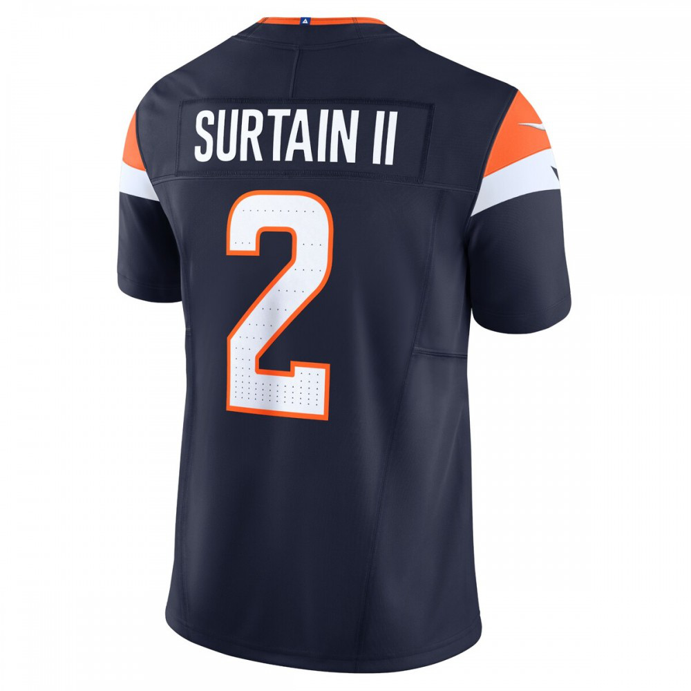 Patrick Surtain II Denver Broncos Nike Mile High Collection Vapor F.U.S.E. Limited Jersey - Navy-GridironStore